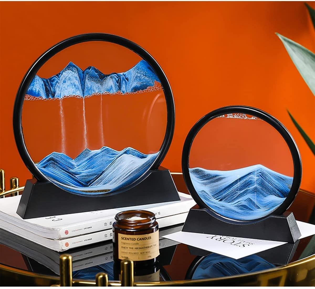relaxing Kinetic Sandscape Art Table Desk