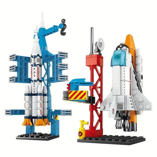 DIY LEGO 8 in 1 Spacecraft Building Blocks for Kids