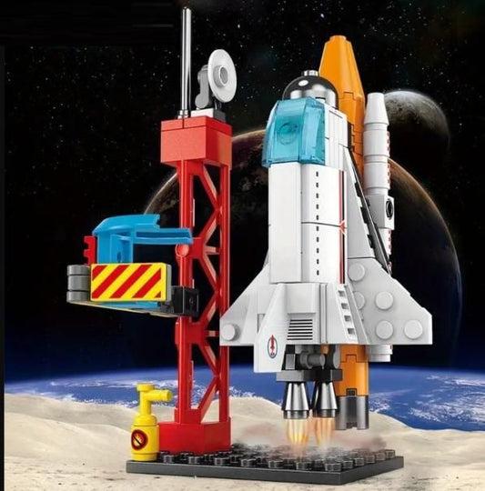 DIY LEGO 8 in 1 Spacecraft Building Blocks for Kids