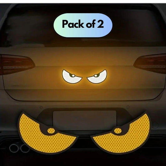 4 Pieces Monster Eyes Car Reflective Stickers