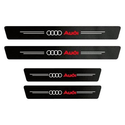 Carbon Fiber Door Sill Protector (Pack of 4)