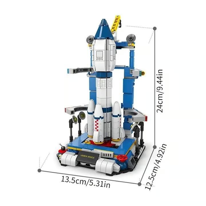 DIY LEGO 8 in 1 Spacecraft Building Blocks for Kids