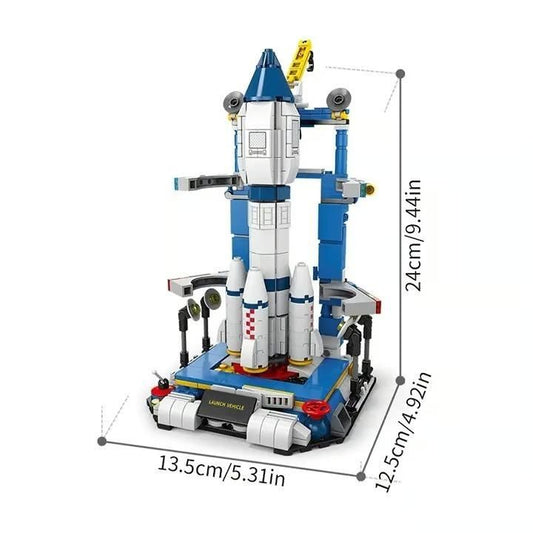 DIY LEGO 8 in 1 Spacecraft Building Blocks for Kids