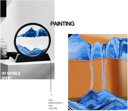 relaxing Kinetic Sandscape Art Table Desk
