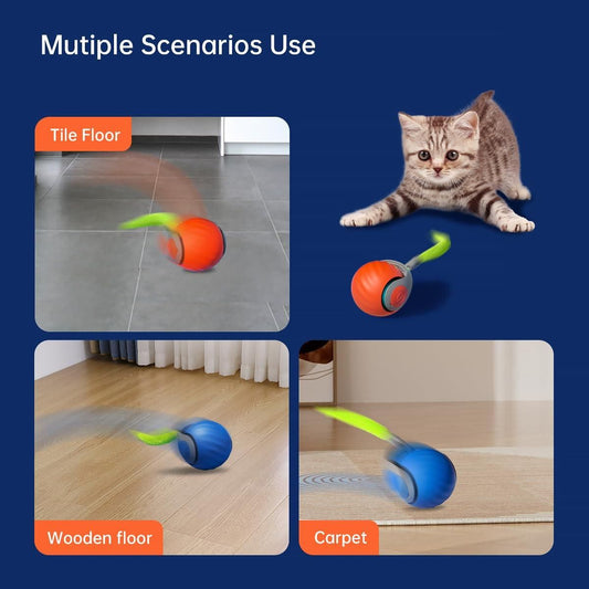 automated rolling ball Cat/dog Toy