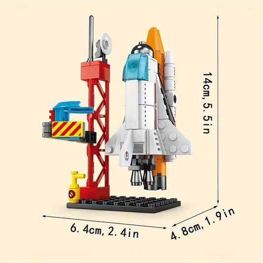 DIY LEGO 8 in 1 Spacecraft Building Blocks for Kids