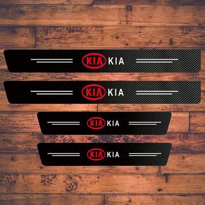 Carbon Fiber Door Sill Protector (Pack of 4)